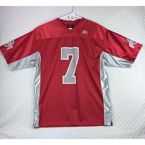 Starter Ohio State Buckeys Football Jersey #7 Men's Large Mesh Screen‎ Print